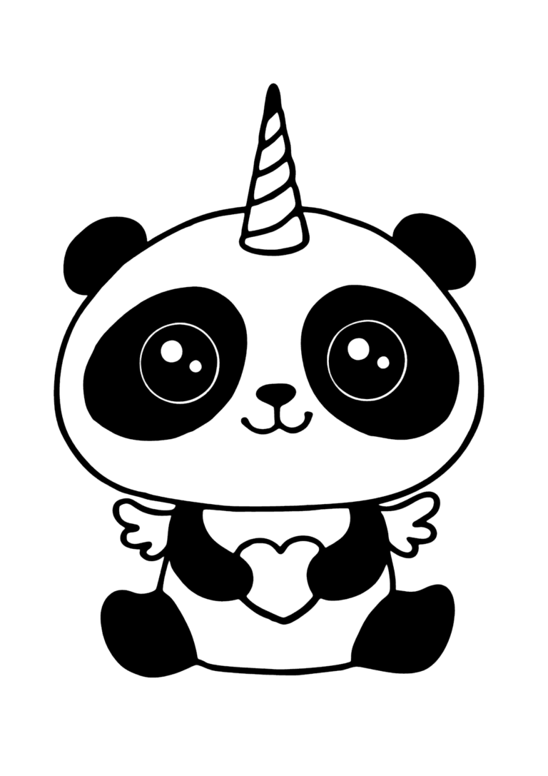 Pandinha Kawaii Para Colorir Imprimir Desenhos