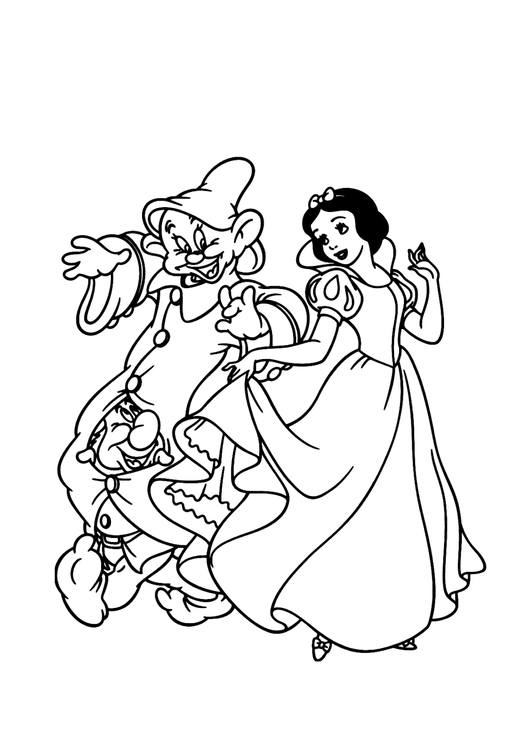 Branca De Neve E An Es Para Colorir Imprimir Desenhos