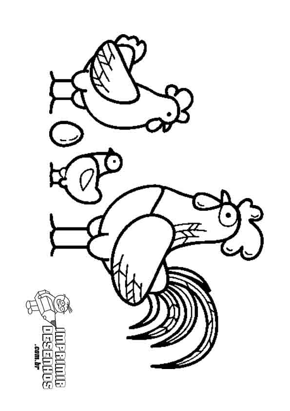Desenho Para Colorir galinha - Imagens Grátis Para Imprimir - img 8233