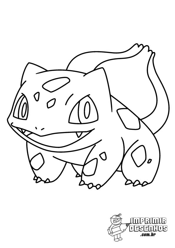 Desenhos para colorir Pokemon - Bulbasaur - Desenhos Pokemon