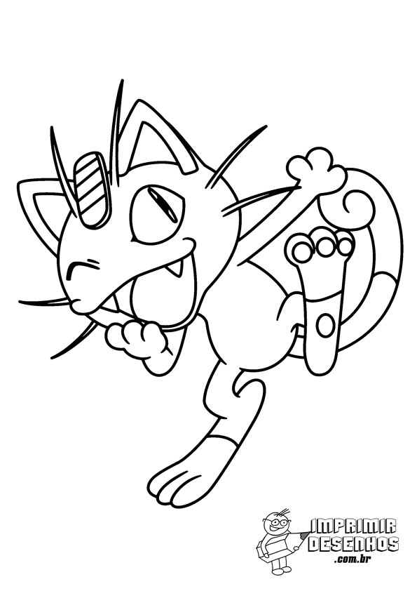 Desenhos de Mew para Colorir