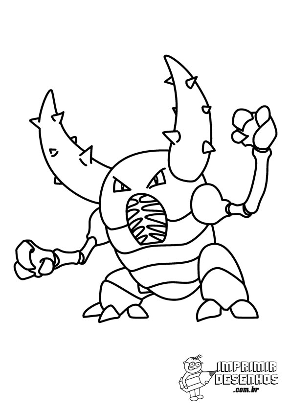 Pokemon Pinsir para colorir - Imprimir Desenhos