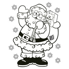 50 Desenhos para colorir De Natal Papai Noel - em folha A4