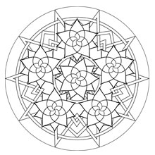 Desenhos de Mandala para colorir - Bora Colorir