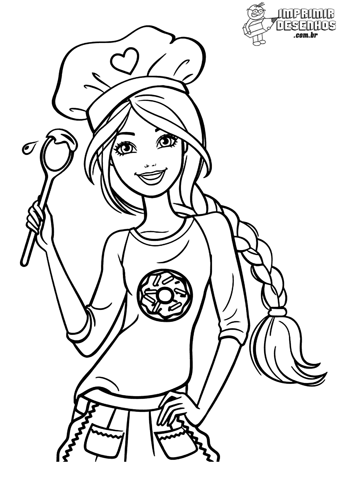 Desenhos para colorir BARBIE