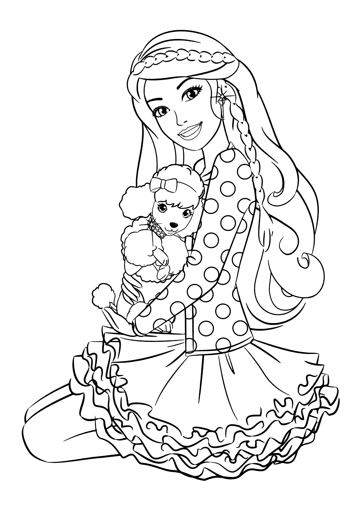 Desenhos da Barbie para Colorir