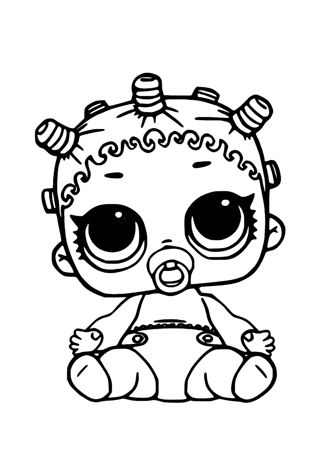 LOL bebê para colorir - Imprimir Desenhos