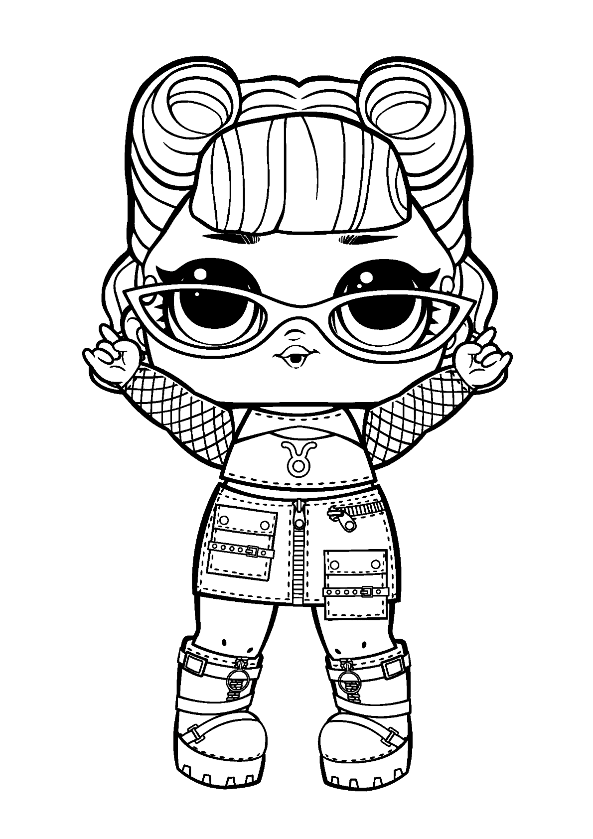 LOL fashionista para colorir - Imprimir Desenhos