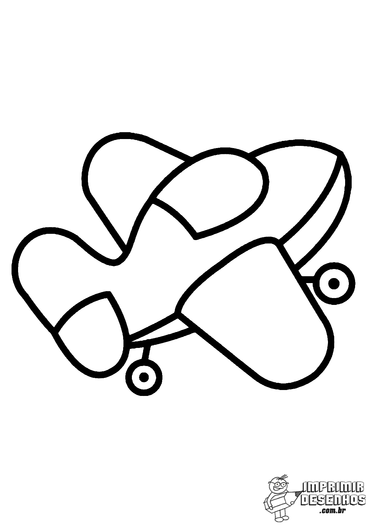 Desenho de Avião - Educamais