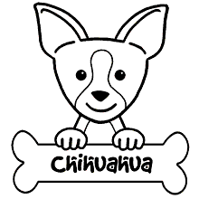 Desenho de cabeça de cachorro para colorir