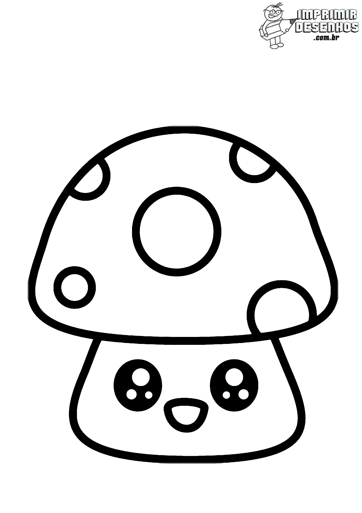 Desenhos para colorir Kawaii