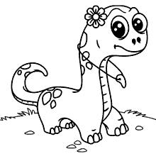 Desenho de Dinossauro para Colorir - Colorir.com