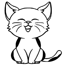 Desenho de Gato sentado para colorir  Desenhos para colorir e imprimir  gratis