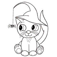 Gato na caneca para colorir - Imprimir Desenhos