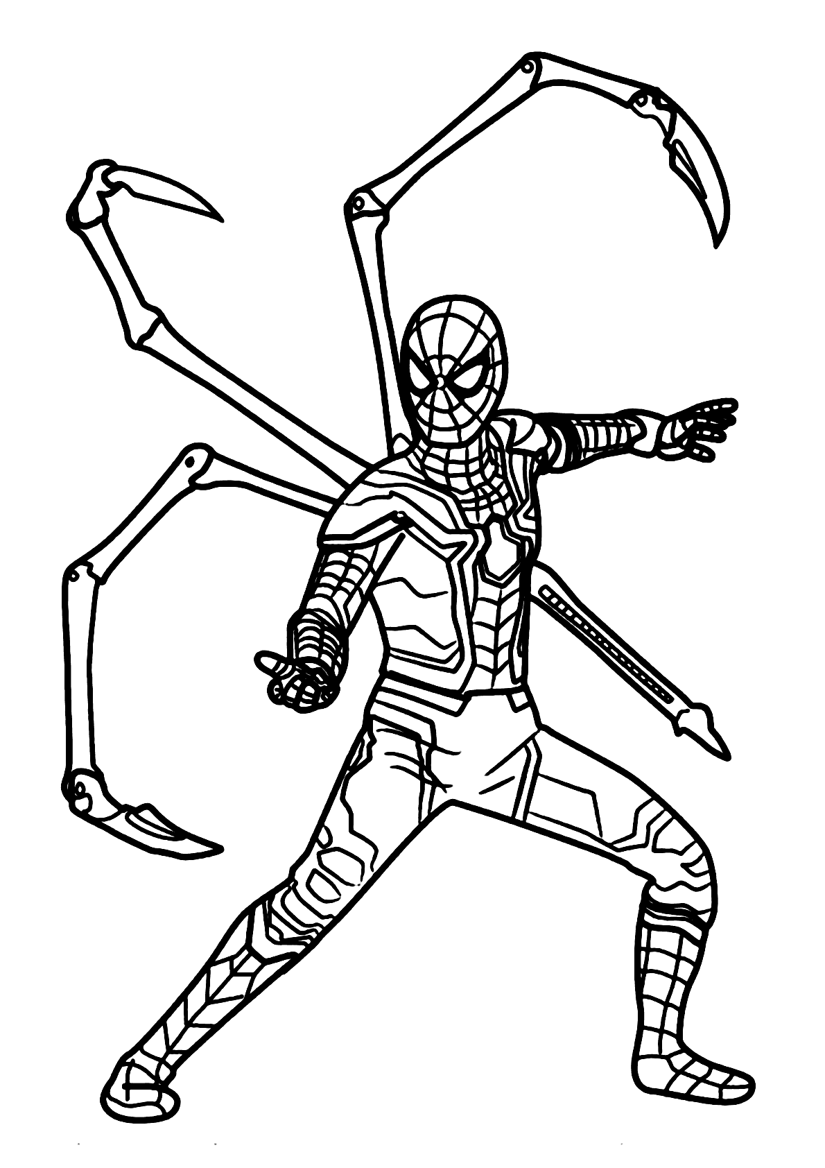 HOMEM ARANHA para COLORIR