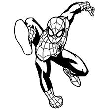 Desenho gratuito do Homem-Aranha para imprimir e colorir - Spiderman - Just  Color Crianças : Páginas para colorir para crianças