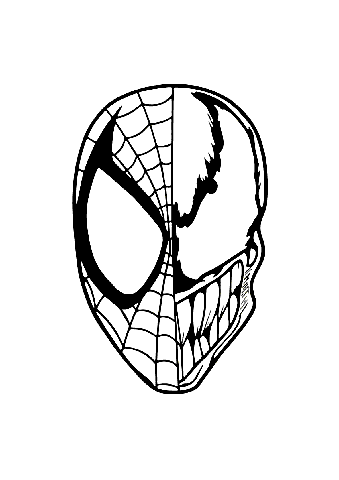 homem-aranha-venom-para-colorir-imprimir-desenhos