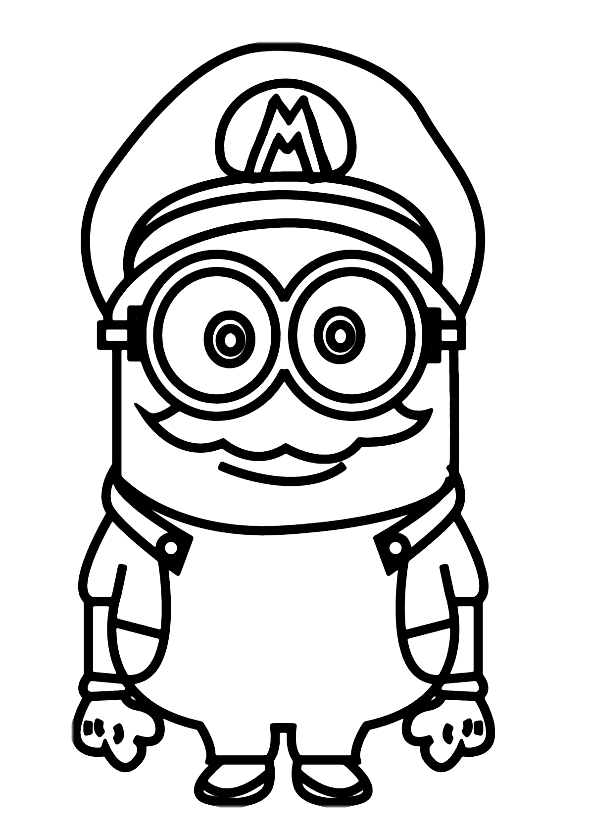 Desenhos dos Minions para Colorir e Imprimir - Aprender a Desenhar