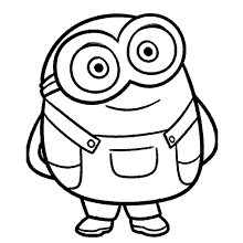 Desenhos dos Minions para colorir - Bora Colorir