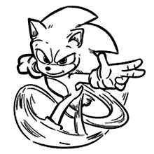 Desenhos de colorir-Sonic