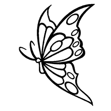 borboletas para colorir e pintar infantil