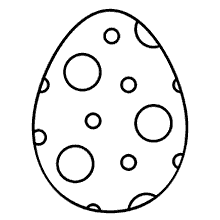 coelhos da pascoa para colorir ovo bolinhas