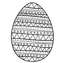 coelhos da pascoa para colorir ovo formas geometricas