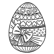 coelhos da pascoa para colorir ovo laco