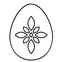 coelhos da pascoa para colorir ovo simples