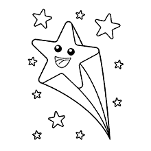 86 desenhos de estrelas para colorir