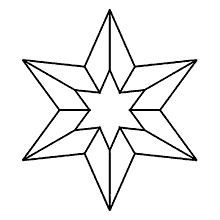 estrelas para colorir poligonos
