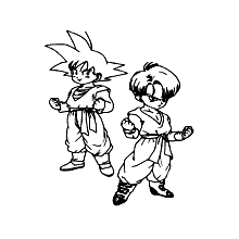 de 70] Desenhos do Goku para colorir - Imprimir Desenhos