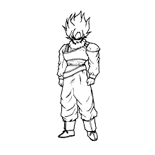 Desenhos de Goku para Colorir