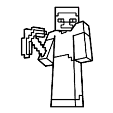 Desenho de Bonecos Minecraft para colorir - Tudodesenhos