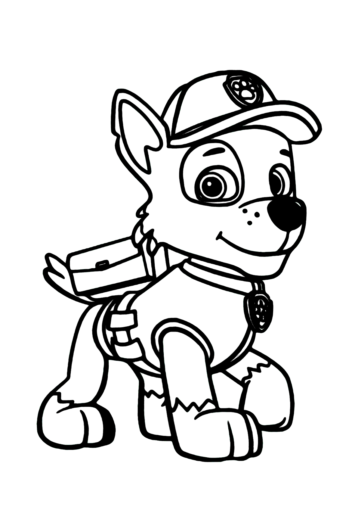 Desenho Patrulha Canina Para Colorir - BRAINCP