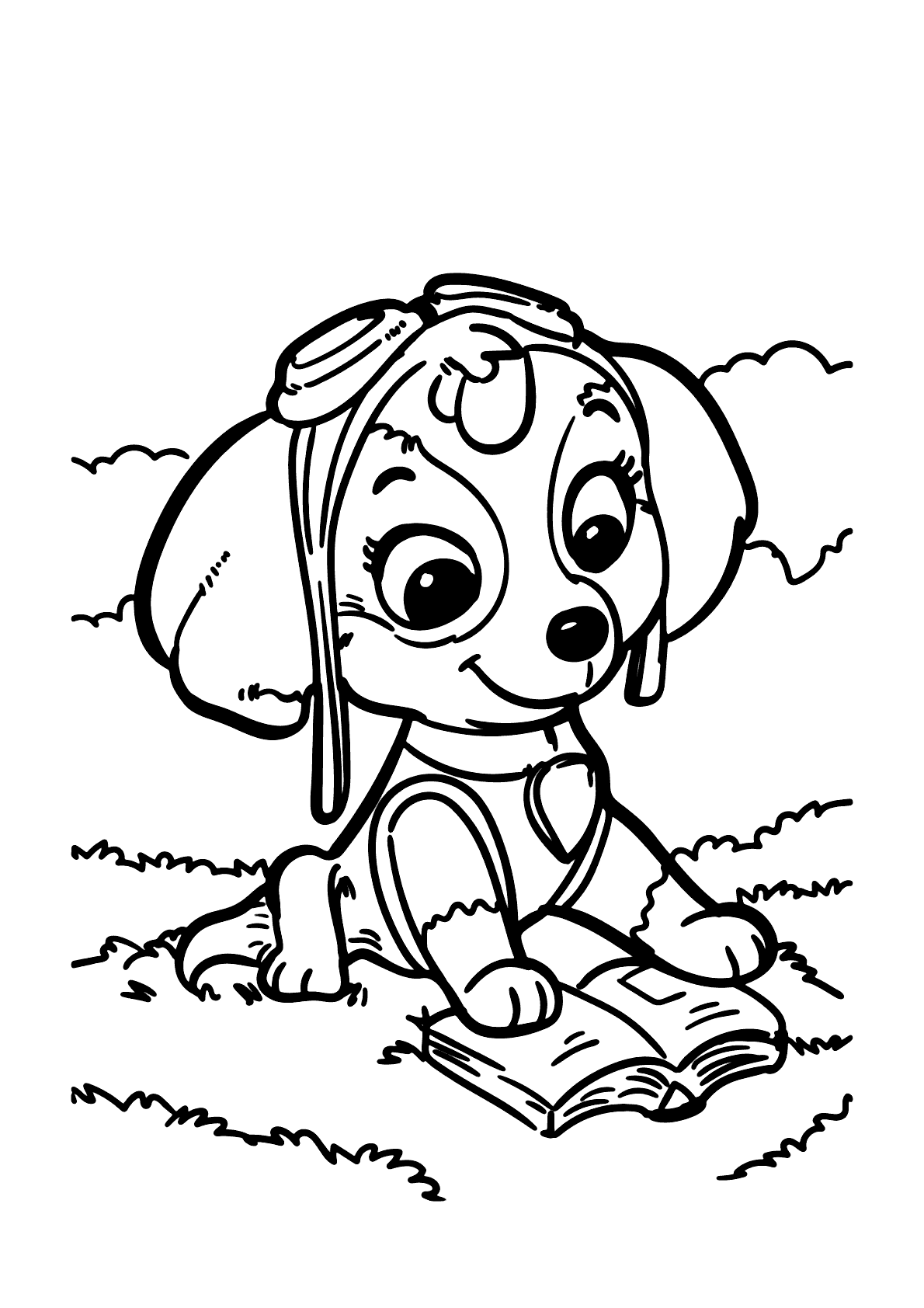 Desenhos do Skye Patrulha Canina para Colorir - Desenho para Colorir