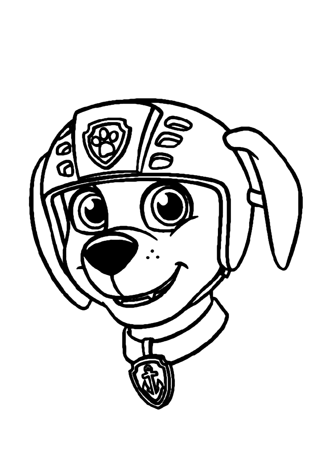 Patrulha Zuma bonitinho para colorir - Imprimir Desenhos