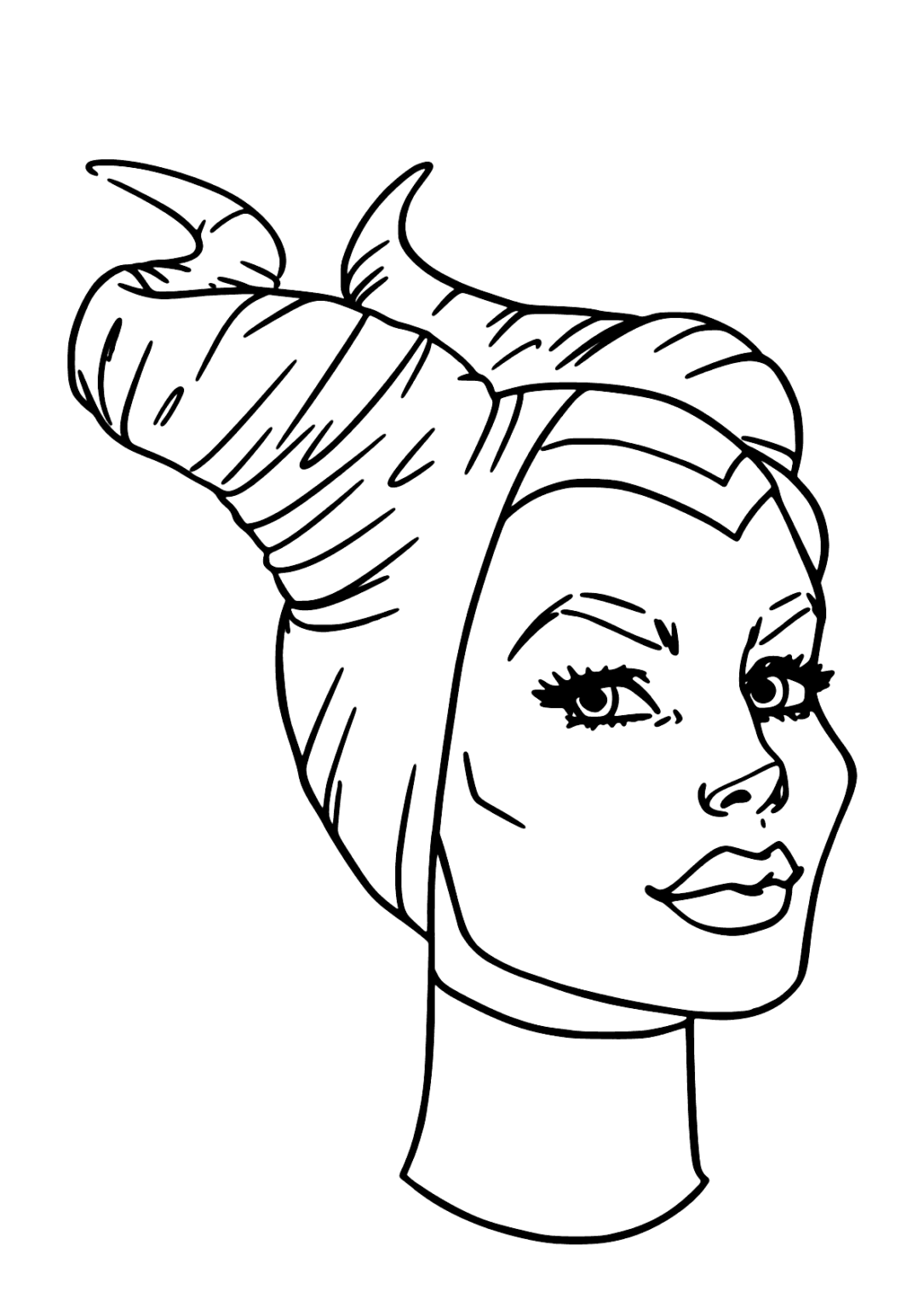 Princesa Malévola para colorir - Imprimir Desenhos