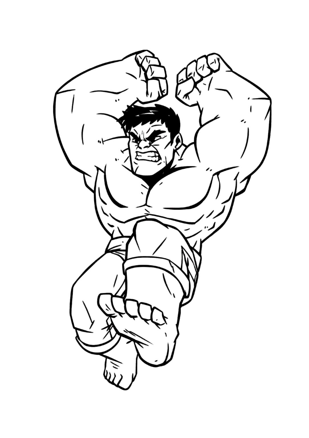 Hulk Anima O Para Colorir Imprimir Desenhos