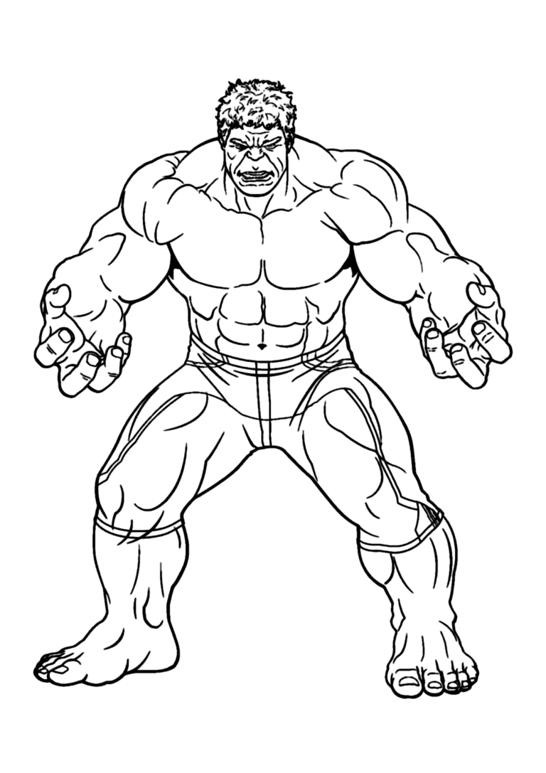 Hulk Do Filme Para Colorir Imprimir Desenhos