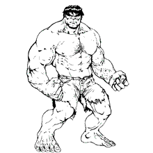 Hulk para colorir filme