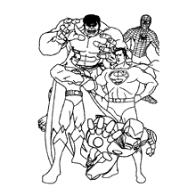 Hulk para colorir herois