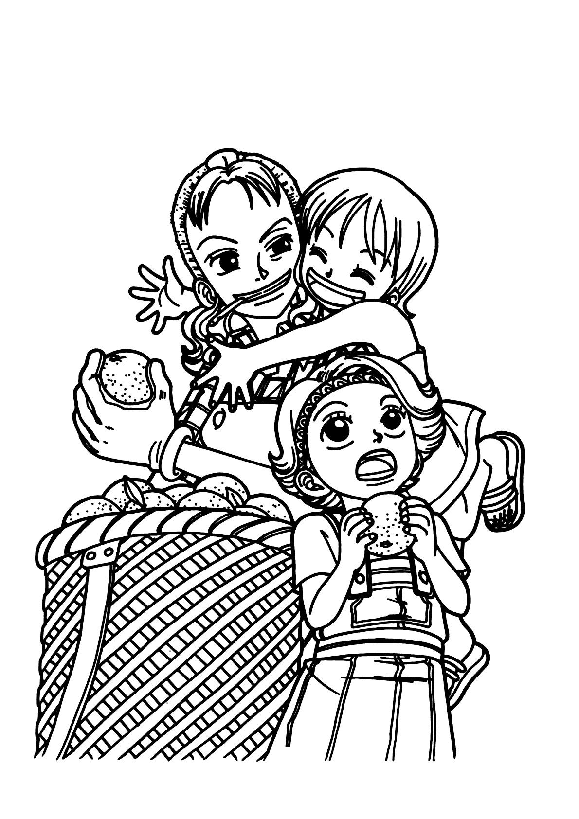 Desenhos para colorir One Piece 