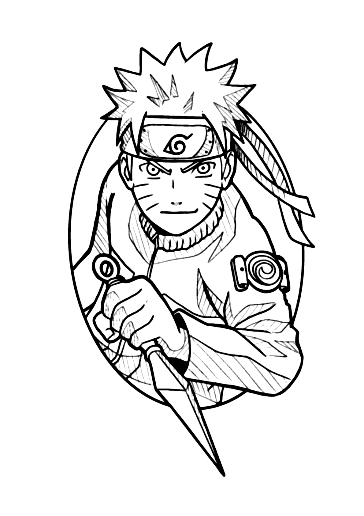 Naruto para colorir - Desenhos Imprimir