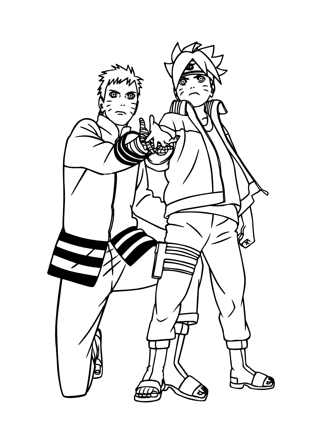 Como desenhar Naruto e Boruto baixar