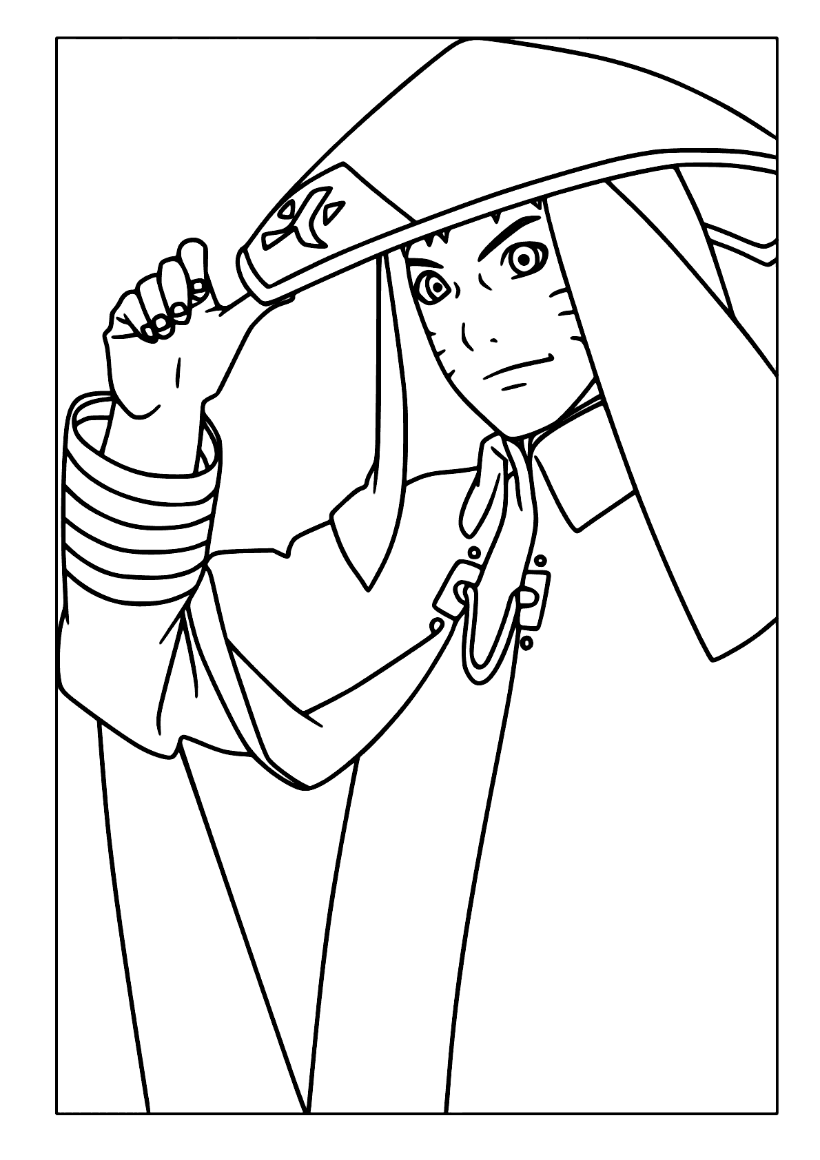Como desenhar Naruto hokage - FÁCIL e passo a passo 