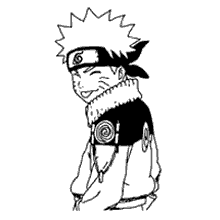 Desenhos para colorir: Naruto - Ensinar Hoje