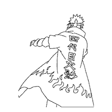 Naruto para colorir naruto hokage