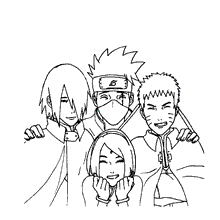 20 Desenhos do Naruto para Colorir e Imprimir - Online Cursos Gratuitos