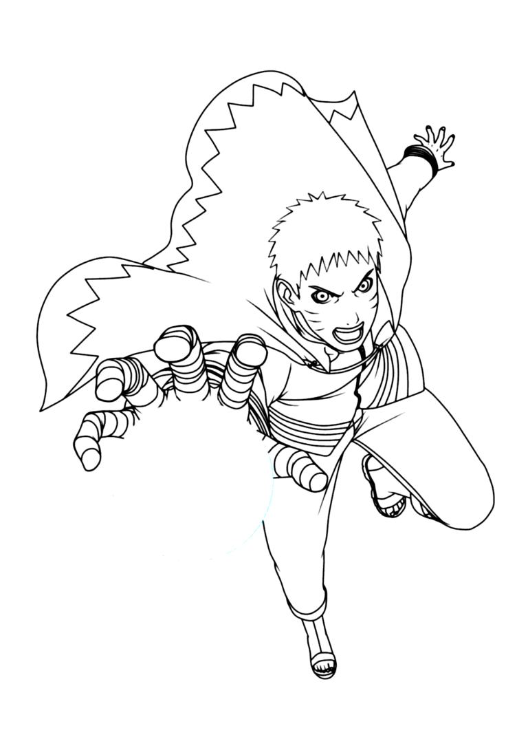 Rasengan Colorir Uzumaki Manga Coloriages Pour Kakashi Greatestcoloringbook Nagato Printable ...